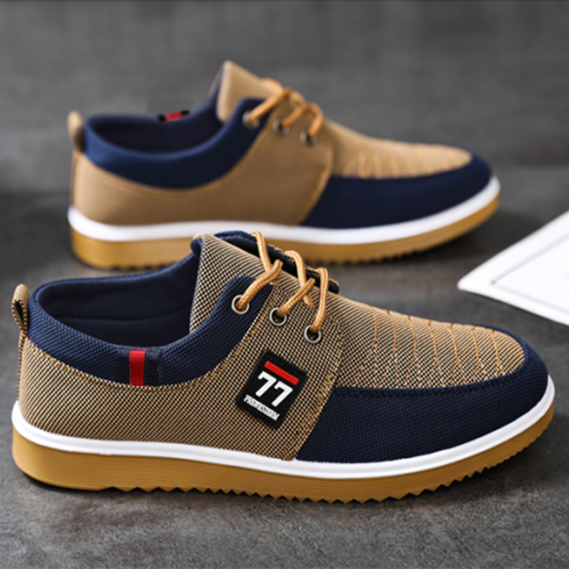 Nieuwe, modieuze en trendy her - Knit Fabric Lace Up Sneakers recensie en prijs