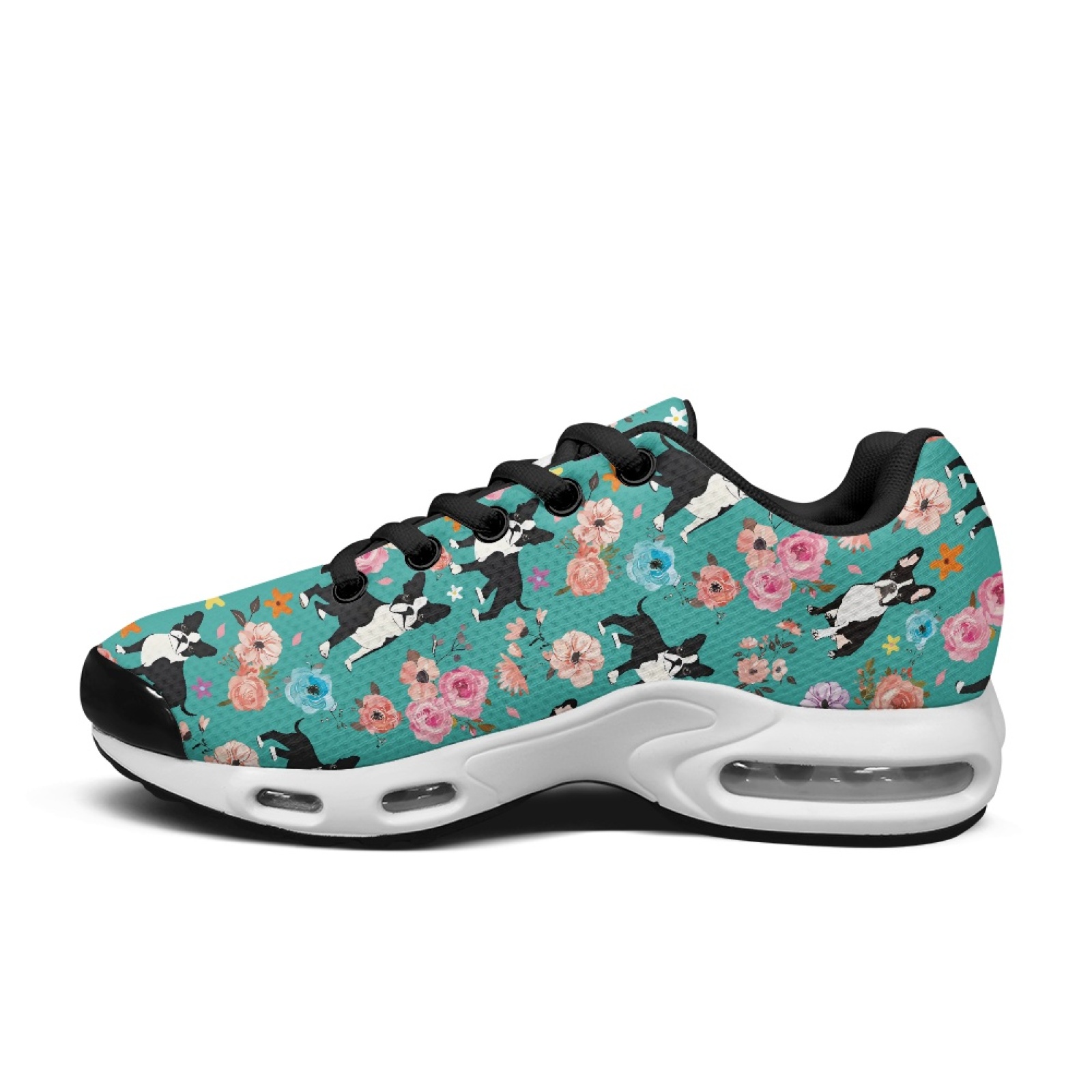 PENSTROLL Floral Boston Terrie - Knit Fabric Lace Up Sneakers recensie en prijs