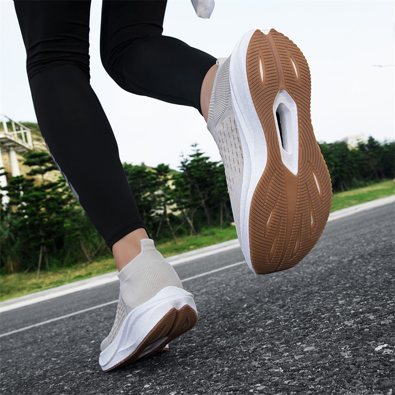 Unisex Slip-on Sock Running Sh - Knit Fabric Lace Up Sneakers recensie en prijs